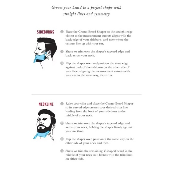 💛 Cremo Beard Shaper Grooming Tool All-In-One Template For Men - Picture 8 of 8